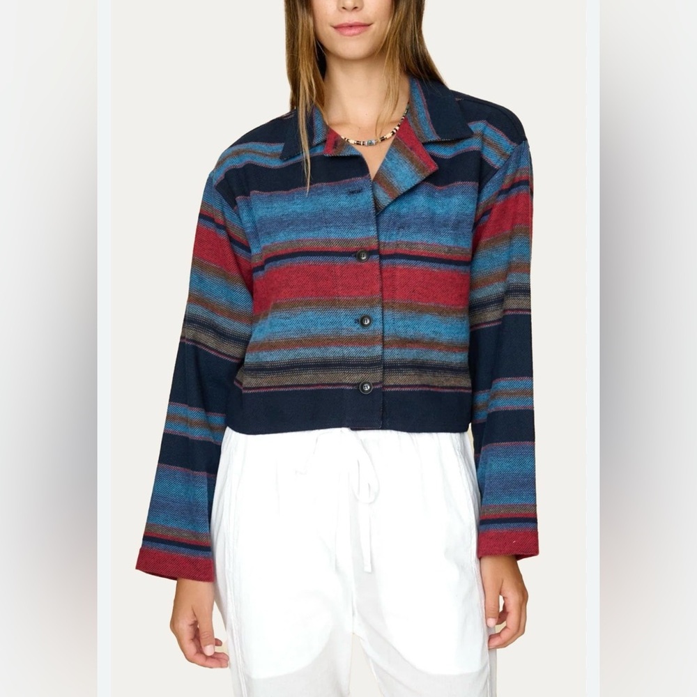 XiRENA Haven Everglades Multicolored Striped Jacket. Large. Like new.